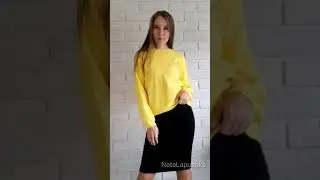 Эластичная черная юбка-карандаш с AliExpress и видео с примеркой.