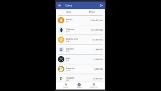 Flutter Crypto Tracker App