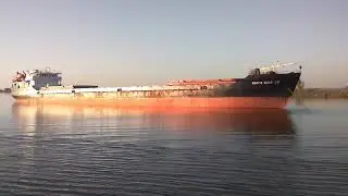 Судно река море.Сухогруз Волго-Балт 235.Речная навигация на реке Дон