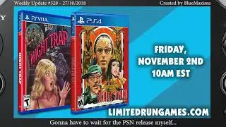 PS Vita Weekly Update #328 - 27/10/2018