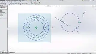 3-Solidworks (sketch) - circle - daire komutu