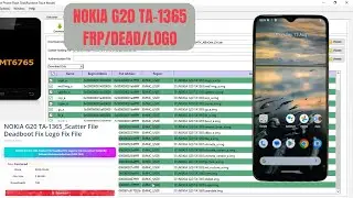 World First Nokia G20-TA1365 Scatter Flash File | #nokiag20deadboot #nokiag20scatterfile #ta1365frp