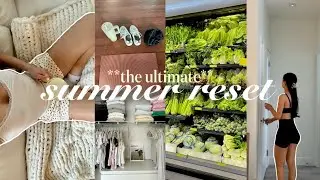 *the ultimate* SUMMER RESET🍓 huge closet cleanout + bucket list & pinterest inspo *productive*