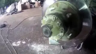 УАЗ. Замена шкворневого узла. Штатного на подшипники.