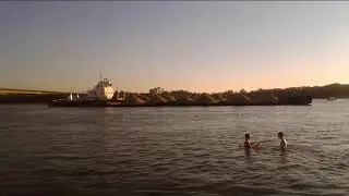 Будни Иртышского пароходства.