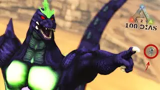 HE DOMESTICADO A SUPER GODZILLA SUPER KAIJU QUE REVIENTA MONSTRUOS! ¿Ganaré su lealtad? ARK 100 Días