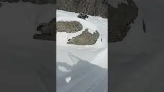 Архыз, прогулка на снегоходе, на Софийских ледниках