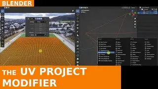 BLENDER - Quick Guide to the UV Project Modifier