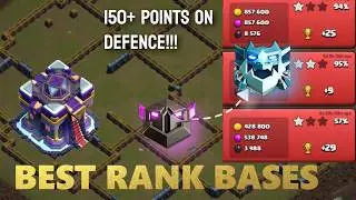 Strongest Th15 Bases in Ranked Mode (150+ Points on defence)