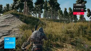 PUBG : RX 470 (4GB) + i3-10100F | 1080p
