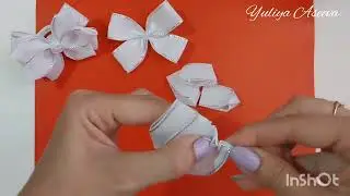 Простые белые резиночки из репсовой ленты #ручнаяработа мкбанты