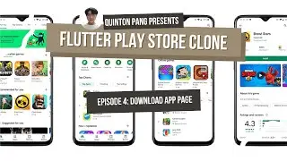 Flutter Google Play Store Clone Ep 4: Download App Page