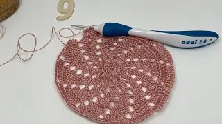 Crochet Blanket Elegance - Round 1-9