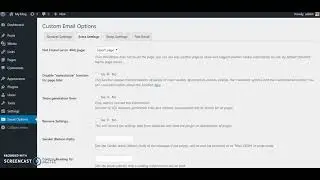 WP Custom Email Options-customize sender email and name, maintain email log of sent email warnings