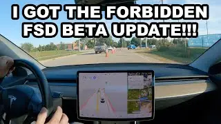 I got the forbidden FSD Beta update! (2021.36.5.2)