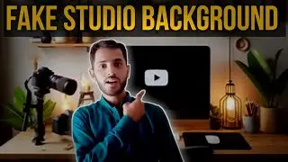 How to create fake Backgrounds for YouTube Videos for free | Ai Background | Studio Back Ground