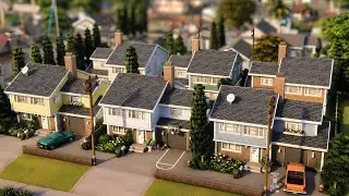 6 MID-CENTURY FAMILY HOMES FOR RENT 🏡 LIMITED PACK ✨ The Sims 4 Speed Build | No CC