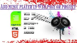 how to add audio in website and your project || attribute is music player || Code's forever