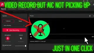 Resolve Missing Microphone Audio in Gameplay & Desktop Recordings in Windows 11