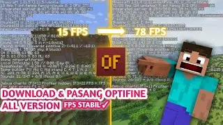 TUTORIAL DOWNLOAD & PASANG OPTIFINE SEMUA VERSI MINECRAFT