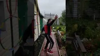 Дождик дождик лей🤠learning to dance I'm 52 years old, simple shuffle moves🕺💃
