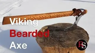 How To Make A Viking Bearded Axe (Skeggox) From An Old Axe - Metalworking