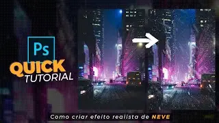 Como criar NEVE no PHOTOSHOP