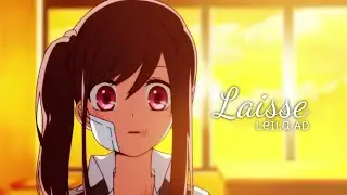|| Nightcore AMV || Laisse - @leilaad9345 (+LYRICS) || Collab With @Shiyukina