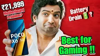 POCO X6 5G TAMIL REVIEW|PROS & CONS|BATTERY DRAIN ISSUE?