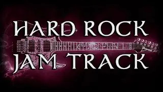 Hard Rock Hair Metal Guitar Backing Track A Minor
