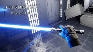 Star Wars in VR!!!! Jedi Outcast Remaster VR - Demo Gameplay