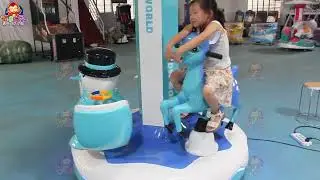 ❄️ Ice Wonderland Triple Carousel – Magical Rides for Kids!