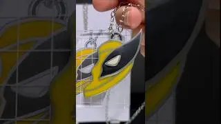 Making the Deadpool vs Wolverine charm with Polymer Clay (Wolverine version) #clayart #claycharms