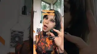 Matching my prosthetic eye to spooky outfits! 👁️🖤 