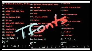 [Tfonts] Set stylish fonts on termux