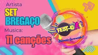Karaoke Set Bregaço - 11 Musicas *Tom Masculino*