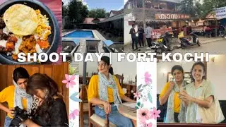 Shoot day BTS | Fort kochi | Casa Kitchen | Vlog