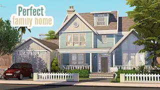 perfect suburban family home \\ The Sims 4 CC speed build
