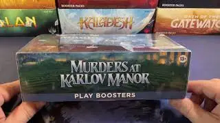 Murders At Wallet Manor! Play Booster Box Opening Magic The Gathering MTG MKM Karlov Manor Unboxing