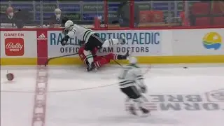 Blake Comeau Huge Hit on Steven Lorentz