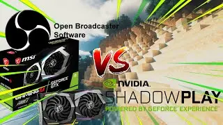OBS Vs. SHADOWPLAY 2020 [MINECRAFT TEST] With Shaders - GTX 1660 Super