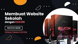 Pengaturan FOOTER pada Klicon