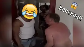 Man knocks this dude out! AFTER HE SPITS ON HIM!