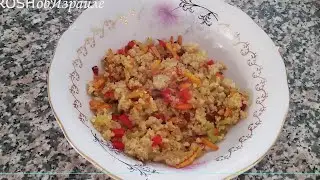 160. Quinoa: how and what to eat it with. Recipe for a warm salad.