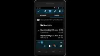 Share or upload recording using Easy Voice Recorder