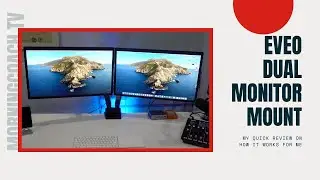 EVEO Dual Monitor Mount For 2 LG 27 Inch 5K Monitors Review