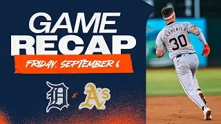 Tigers vs Athletics Highlights | 9/6/24
