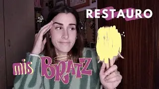SIGO UN TUTORIAL PARA RESTAURAR EL PELO DE LAS BRATZ 🙆👭 | Miriam Mosby