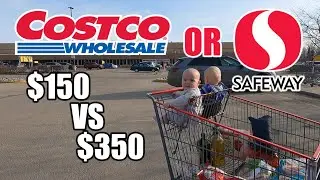 Small Town vs City Alaska Grocery Haul | Costco or Safeway?
