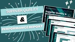 Supplier Quality & Performance Dashboard | Power BI Report for Enterprise Manufacturers Ltd
